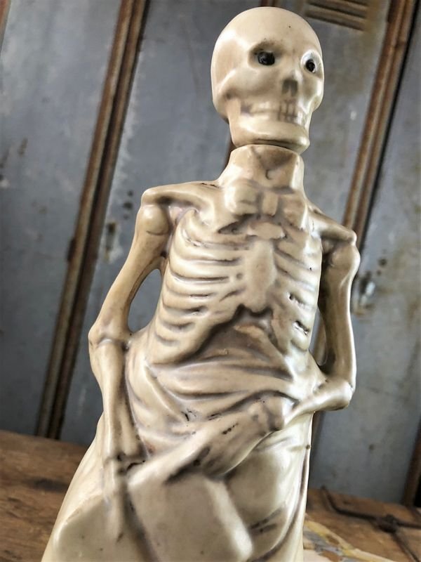 画像10: Vintage Skull Porcelain Decanter Bottle (B760)