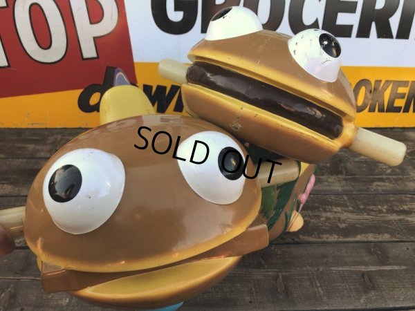 画像15: 70s Vintage McDonald Playground Ride-on Hamburger (B761)