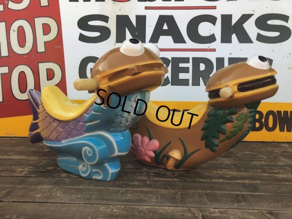 画像15: 70s Vintage McDonald Playground Ride-on Hamburger Filet O Fish (B762)