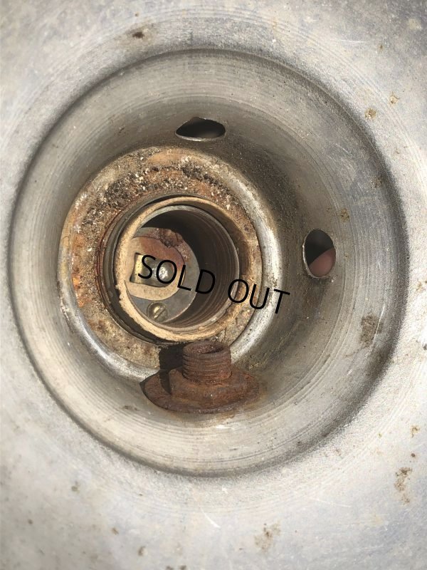 画像11: Vintage Industrial Aluminum Wood Handle Spot Light (B760)