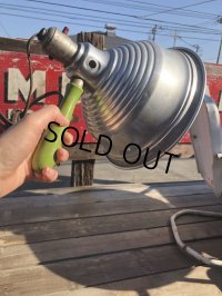 Vintage Industrial Aluminum Wood Handle Spot Light (B759)