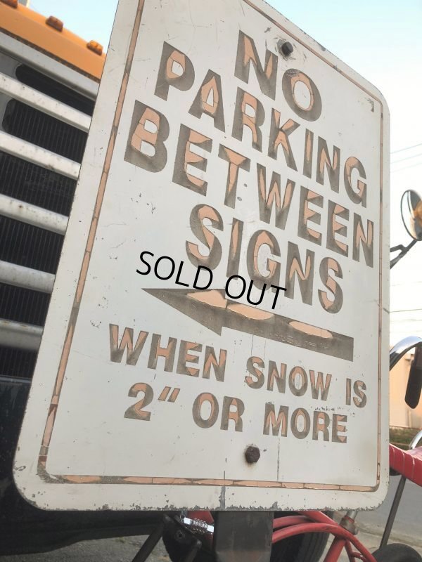 画像10: Vintage U.S.A Original NO PARKING Stand Sign (B761) 