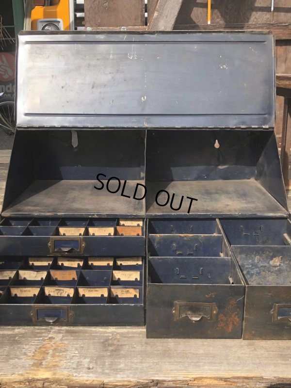 画像7: 50s Vintage Auto-Lite Dealership Service Display Cabinet (B767) 