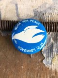 Vintage Badge PEACE (B771) 