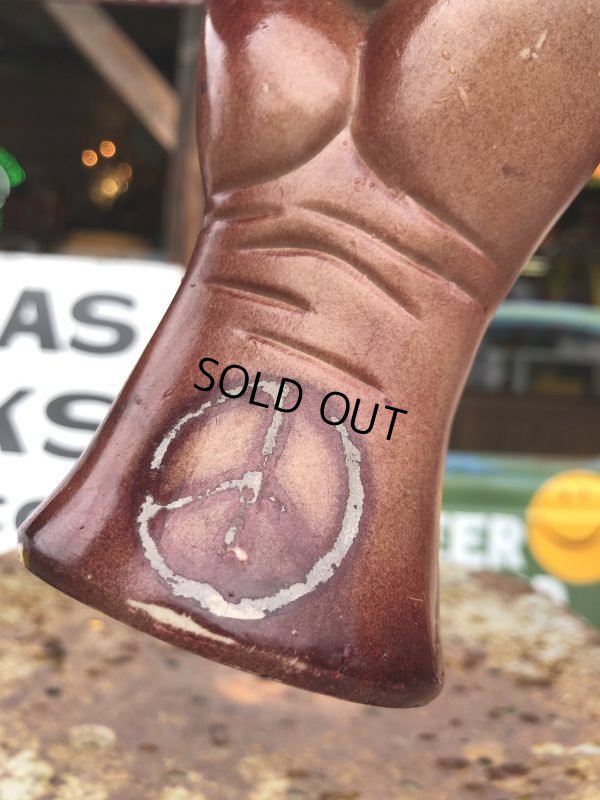 画像7: Vintage PEACE HAND Statue (B769) 