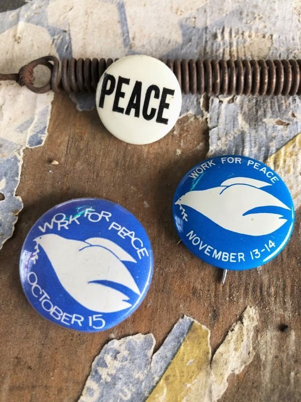 画像3: Vintage Badge PEACE (B771) 