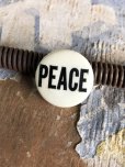 画像1: Vintage Badge PEACE (B772)  (1)