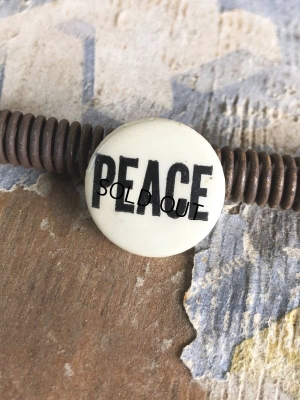 画像1: Vintage Badge PEACE (B772) 