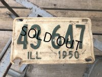 50s Vintage American License Number Plate 1950 43 647 (B800) 