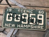 60s Vintage American License Number Plate GG 959 (B784) 