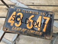 50s Vintage American License Number Plate 1955 43 647 (B805) 