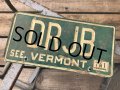 Vintage American License Number Plate DRJB (B774) 