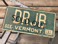 Vintage American License Number Plate DRJB (B774) 