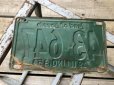 画像2: 50s Vintage American License Number Plate 1954 43 647 (B803)  (2)