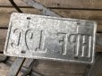 画像2: 90s Vintage American License Number Plate HPF 19C (B797)  (2)