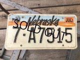 90s Vintage American License Number Plate 7 A7515 (B796) 