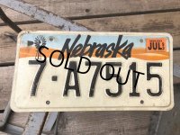 90s Vintage American License Number Plate 7 A7515 (B796) 