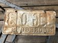 画像2: Vintage American License Number Plate JJG 013 (B777)  (2)