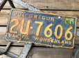 画像1: Vintage American License Number Plate 2U 7606 (B778)  (1)