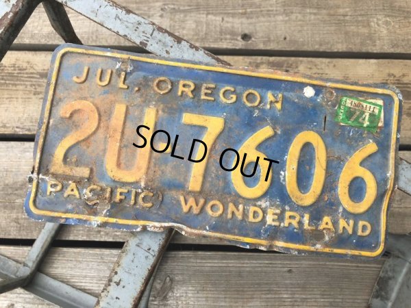 画像1: Vintage American License Number Plate 2U 7606 (B778) 