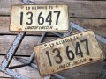 70s Vintage American License Number Plate 1971 13 647 (B811) 