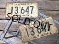 70s Vintage American License Number Plate 1971 13 647 (B811) 