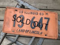60s Vintage American License Number Plate 1969 13 647 (B810) 