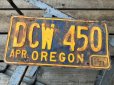 画像1: Vintage American License Number Plate DCW 450 (B773)  (1)