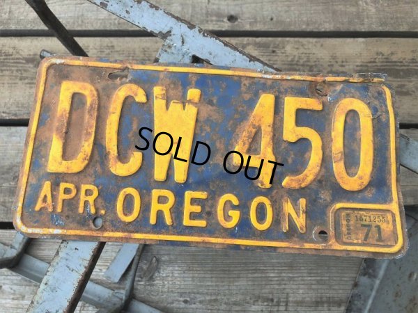 画像1: Vintage American License Number Plate DCW 450 (B773) 