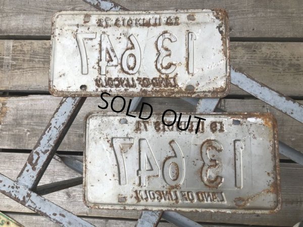 画像4: 70s Vintage American License Number Plate 1971 13 647 (B811) 