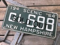 60s Vintage American License Number Plate GL 698 (B785) 