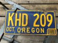 画像1: Vintage American License Number Plate KHD 209 (B775)  (1)