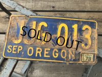 Vintage American License Number Plate JJG 013 (B777) 