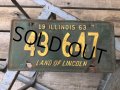 60s Vintage American License Number Plate 1963 43 647 (B793) 