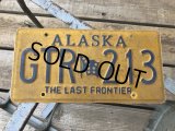 Vintage American License Number Plate GTR 213 (B795) 