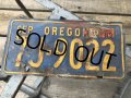 60s Vintage American License Number Plate 7J 9022 (B788) 