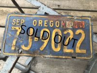 60s Vintage American License Number Plate 7J 9022 (B788) 