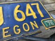 画像2: Vintage American License Number Plate GDJ 647 (B780)  (2)