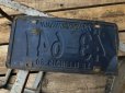 画像2: 60s Vintage American License Number Plate 43 647 (B790)  (2)