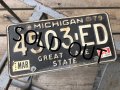 Vintage American License Number Plate 4503 ED (B781) 