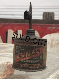 Antique Handy Oiler Lead Top Can FiNOL (B820)