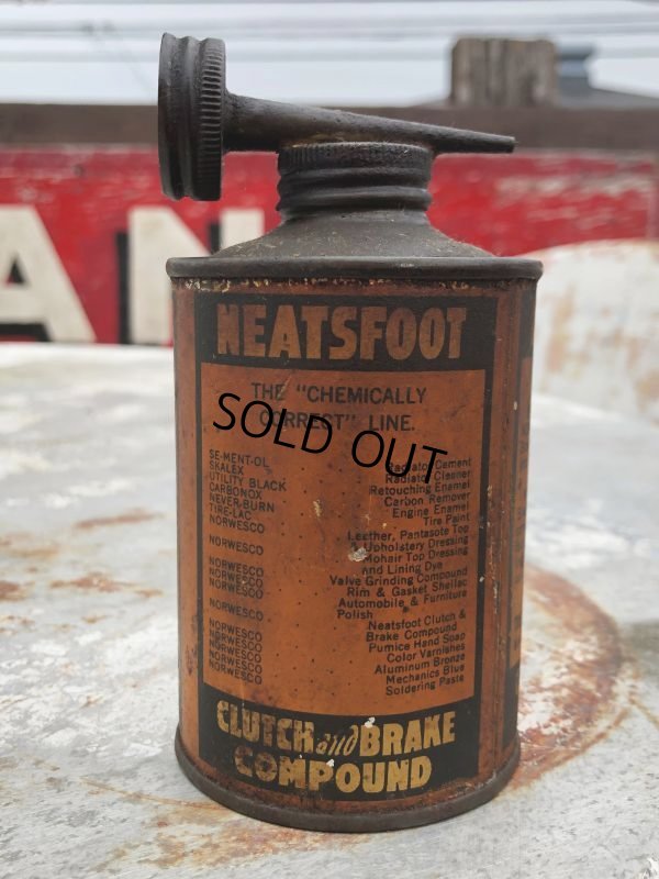 画像3: Antique Handy Oiler Lead Top Can NEATSFOOT (B822)