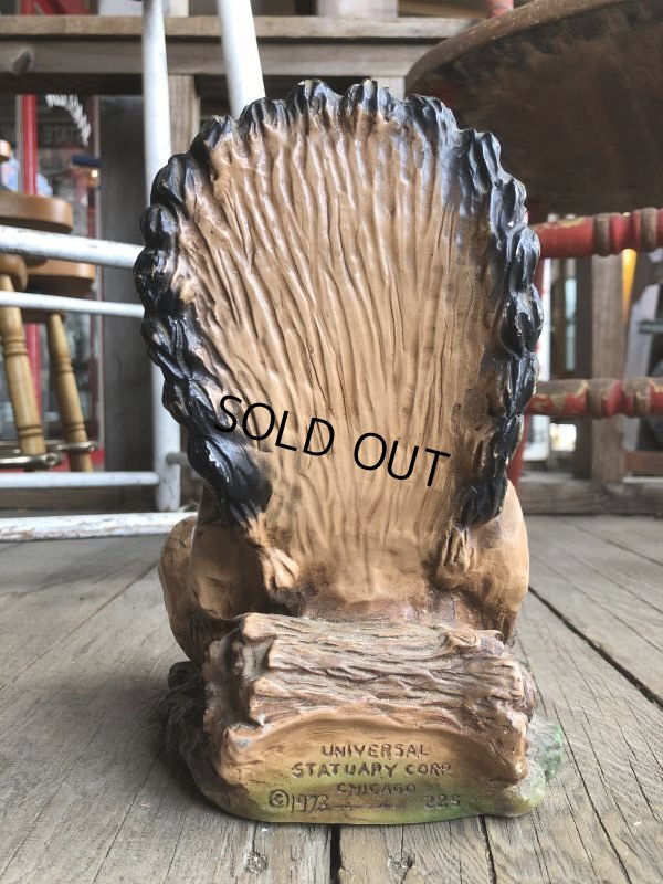 画像4: 70s Vintage Native American Indian Statue 24cm (B823)