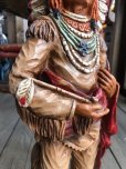 画像10: 70s Vintage Native American Indian Statue 40cm (B824)