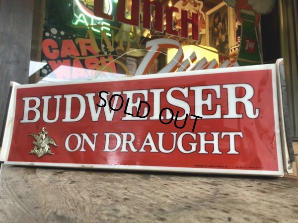 画像7: Vintage BUDWEISER ON DRAUGHT Lighted Sign (B827)