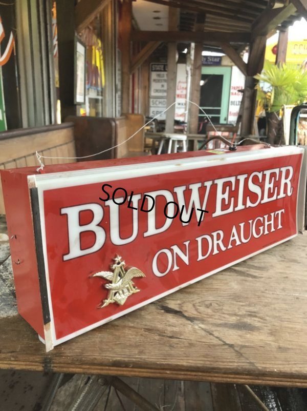 画像3: Vintage BUDWEISER ON DRAUGHT Lighted Sign (B827)