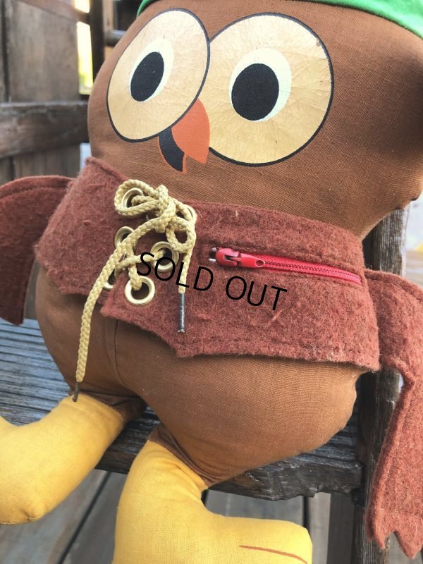 画像6: 70s Vintage Woodsy Owl Pre-school Doll (B832)