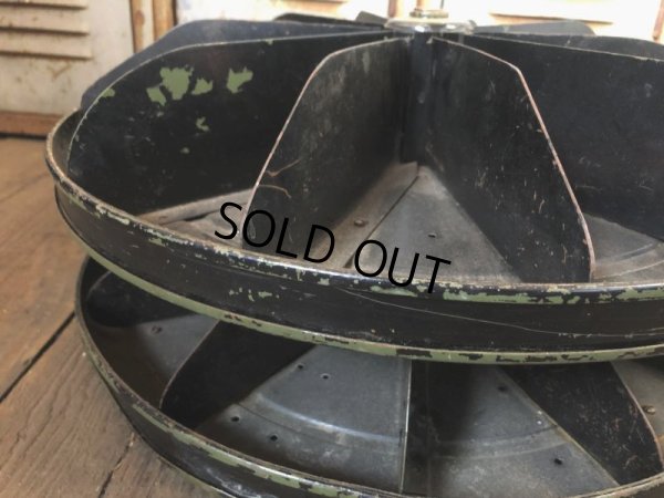 画像11: Vintage Industrial 2 Tier Hardware Store Display  Rotating Parts Bin (B836)