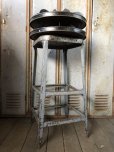 画像14: Vintage Industrial 2 Tier Hardware Store Display  Rotating Parts Bin (B836) 