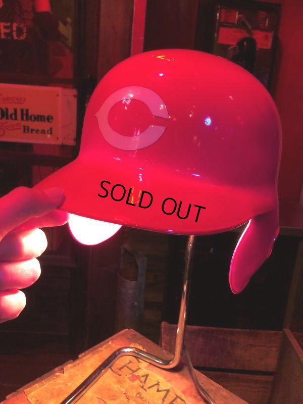 画像11: Vintage MLB Cincinnati Reds Helmet Desk Lamp Light (B860)